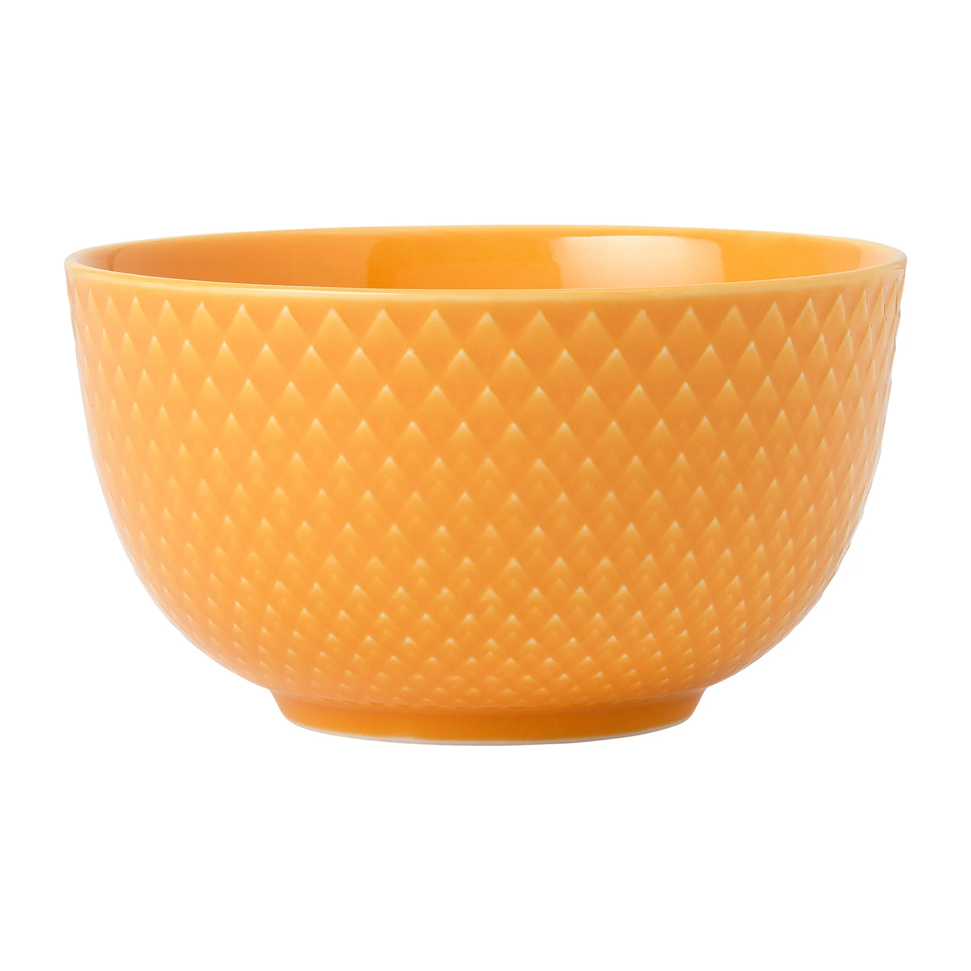 Lyngby Porcelæn - Rhombe Color Skål 11 Cm - Gul