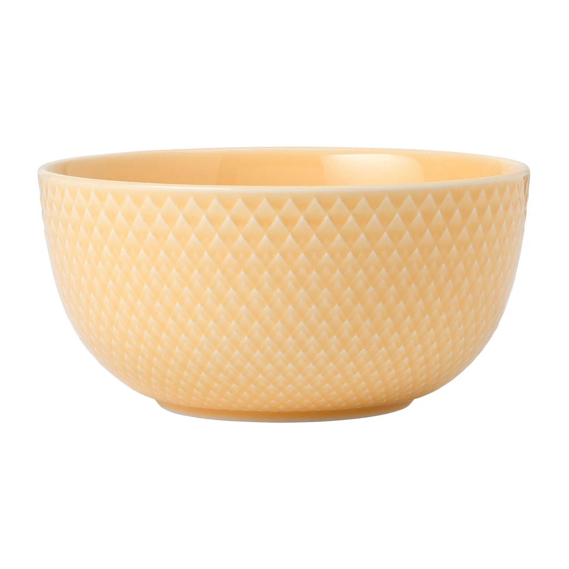 Lyngby Porcelæn - Rhombe Color Skål 13 Cm - Sand