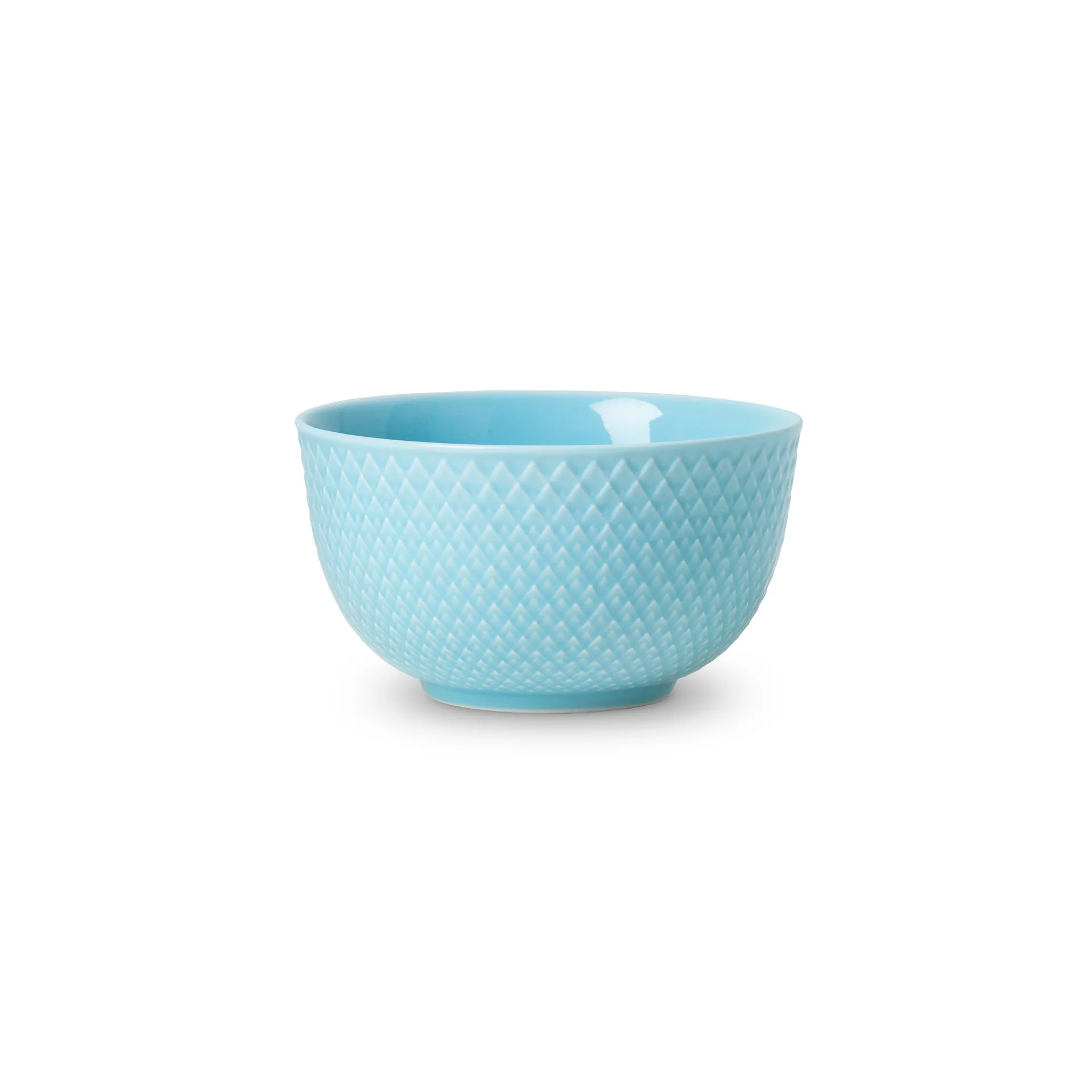 Lyngby Porcelæn - Rhombe Color Skål 11 Cm - Turkis