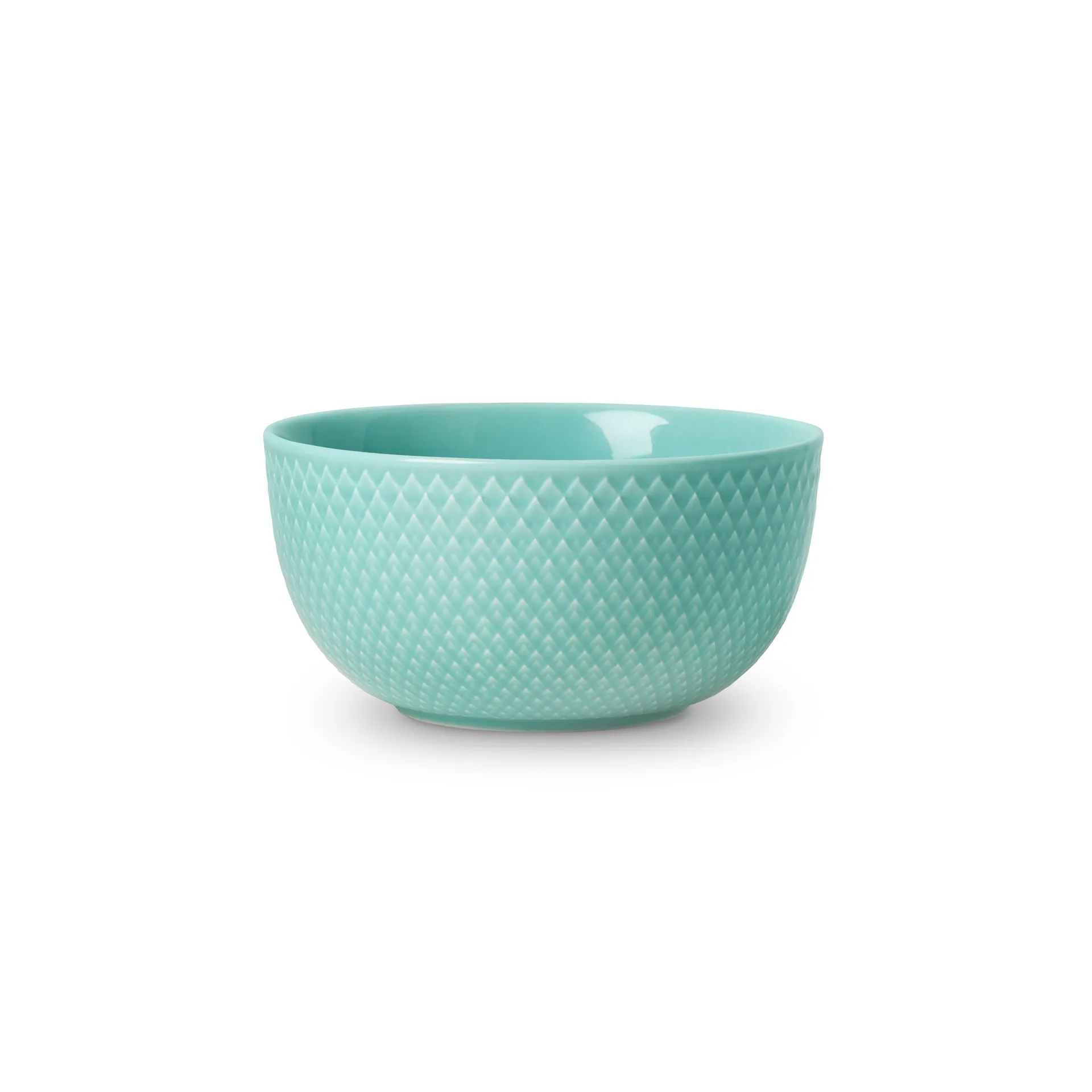 Lyngby Porcelæn - Rhombe Color Skål 13 Cm - Aqua