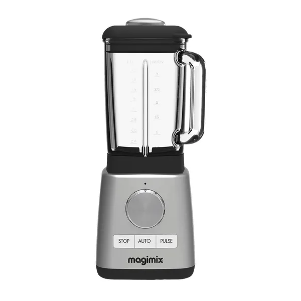 Power blender med glaskanna 1,8 l, Matt stål