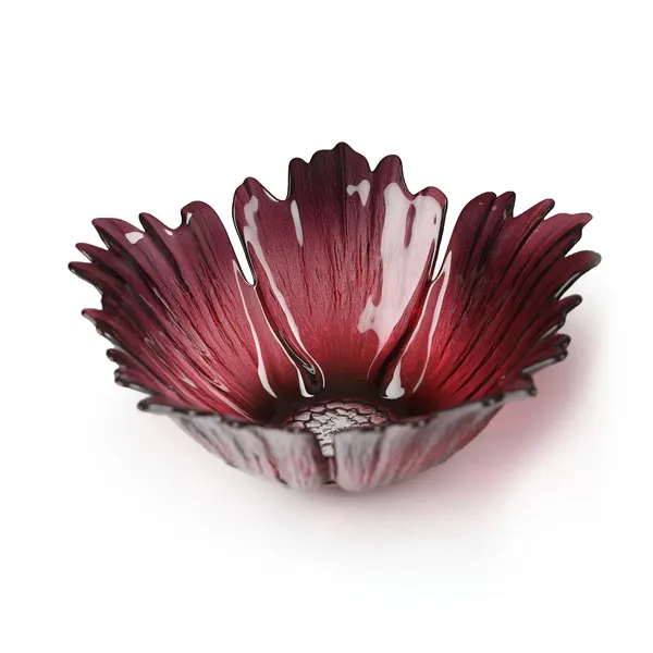 Fleur glasskål rödrosa, liten Ø19 cm