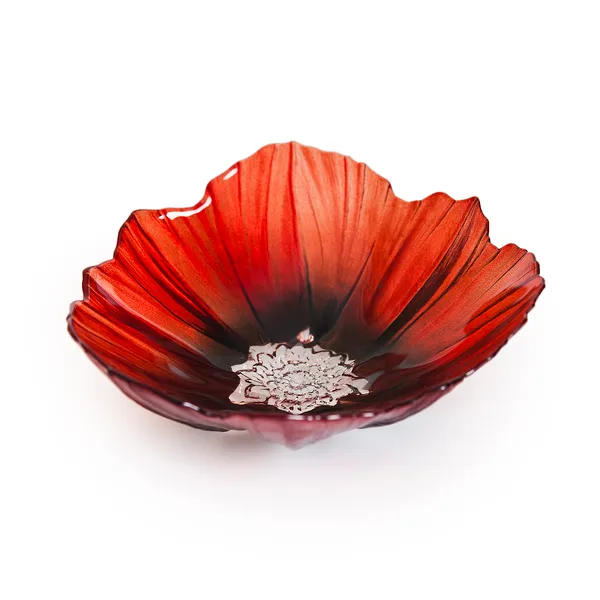 Poppy skål medium, Röd