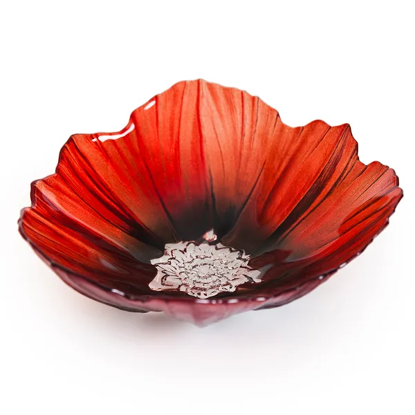 Poppy skål stor, Röd