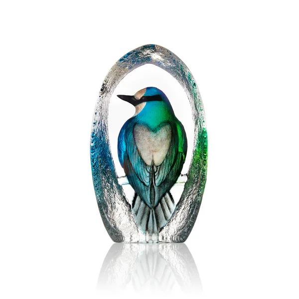Wildlife Colorina glasskulptur 17,5 cm