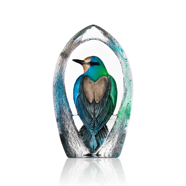Wildlife Colorina glasskulptur Ltd Ed 27 cm