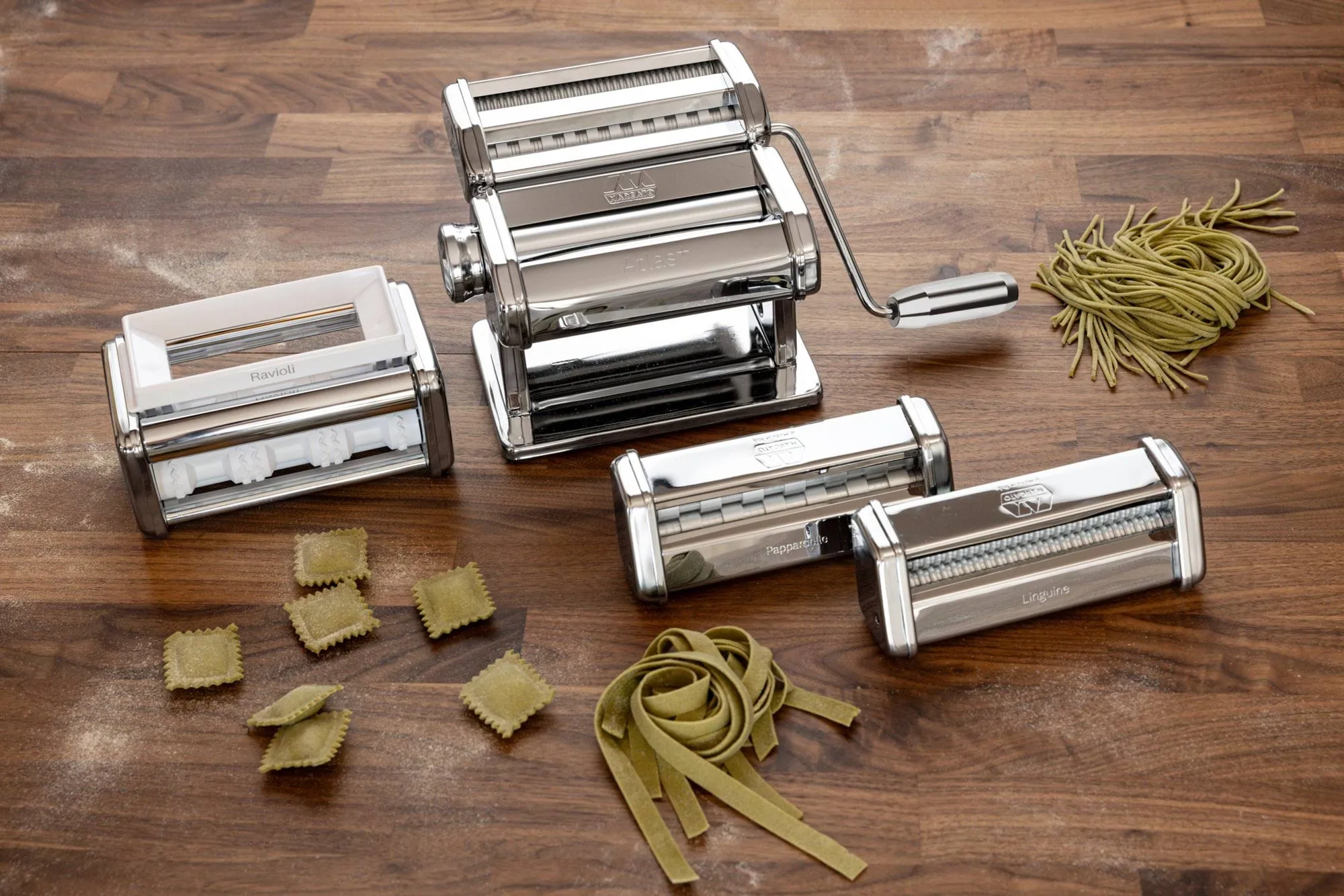MARCATO　MULTIPAST　パスタマシーン　イタリア製　未使用保管品 Marcato Multipast gift set + pasta machine from Marcato