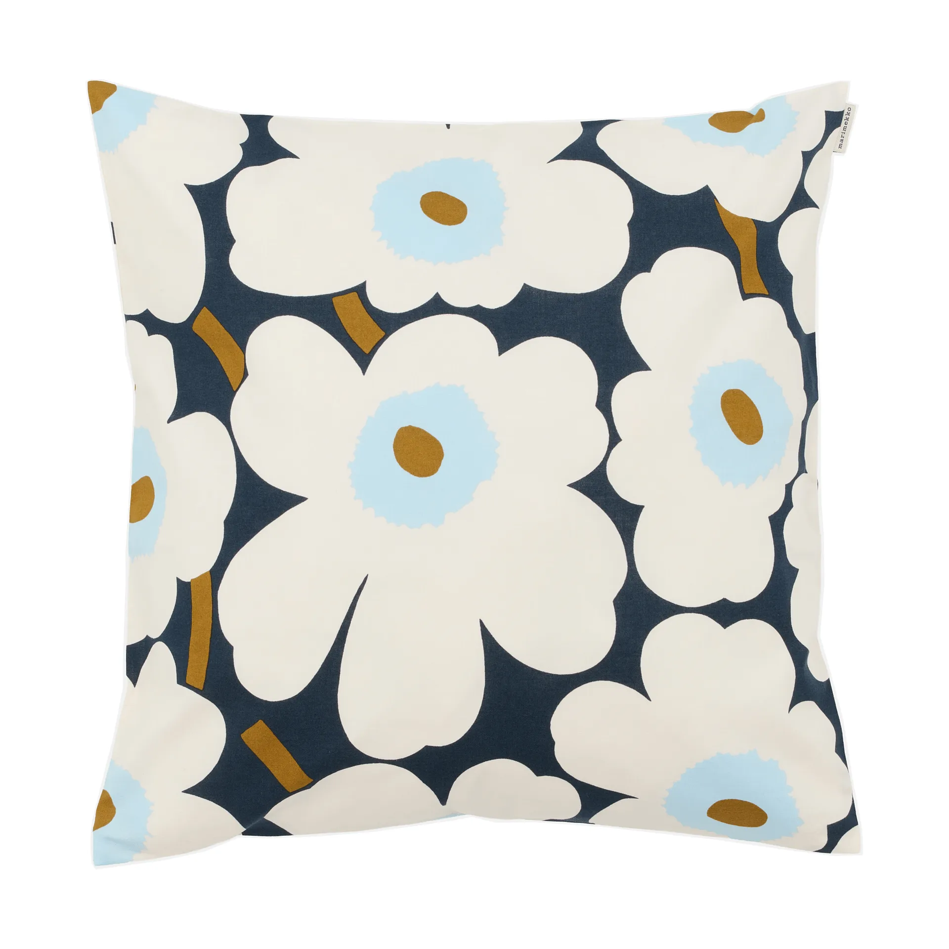 Marimekko Housse de coussin Pieni Unikko cm Blueberry-white-cold blue