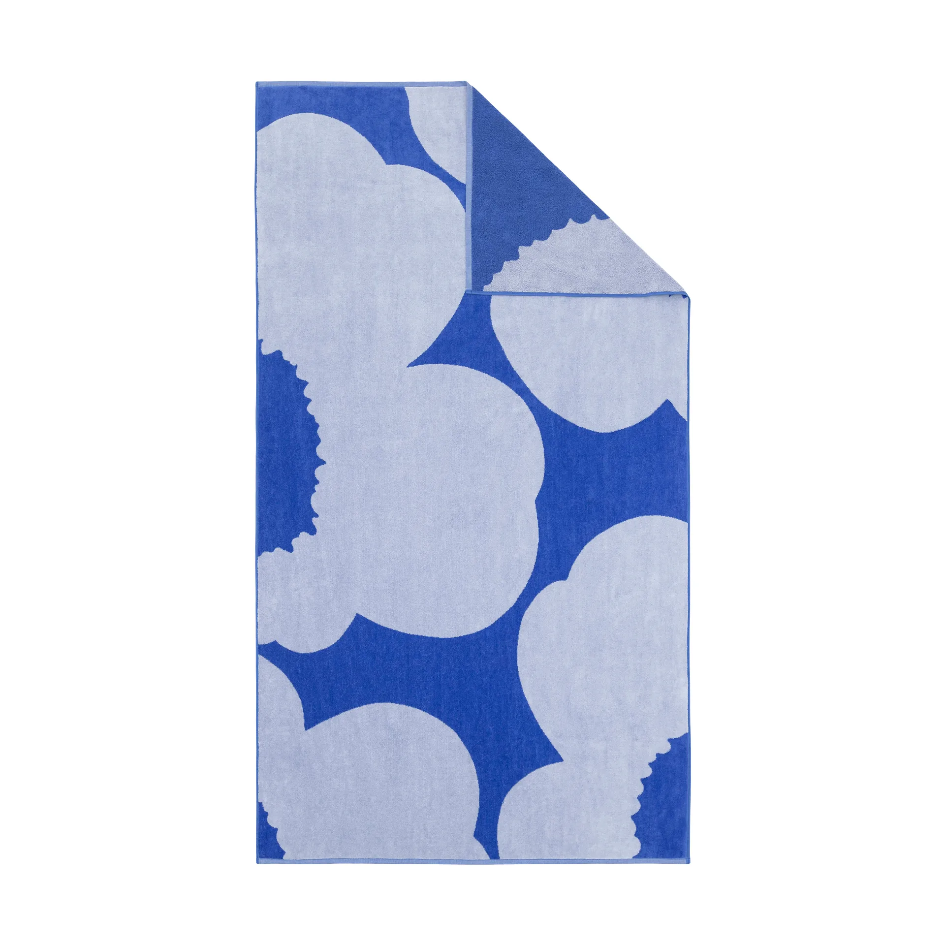 Marimekko Iso Unikko badehåndklæde Blue-blue lilac, 100x180 cm