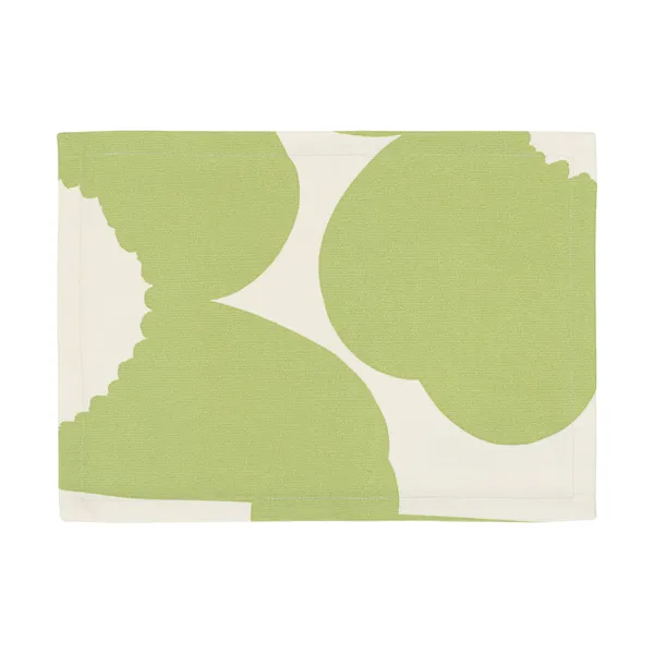 Iso Unikko fabric bordstablett, Off white-pear