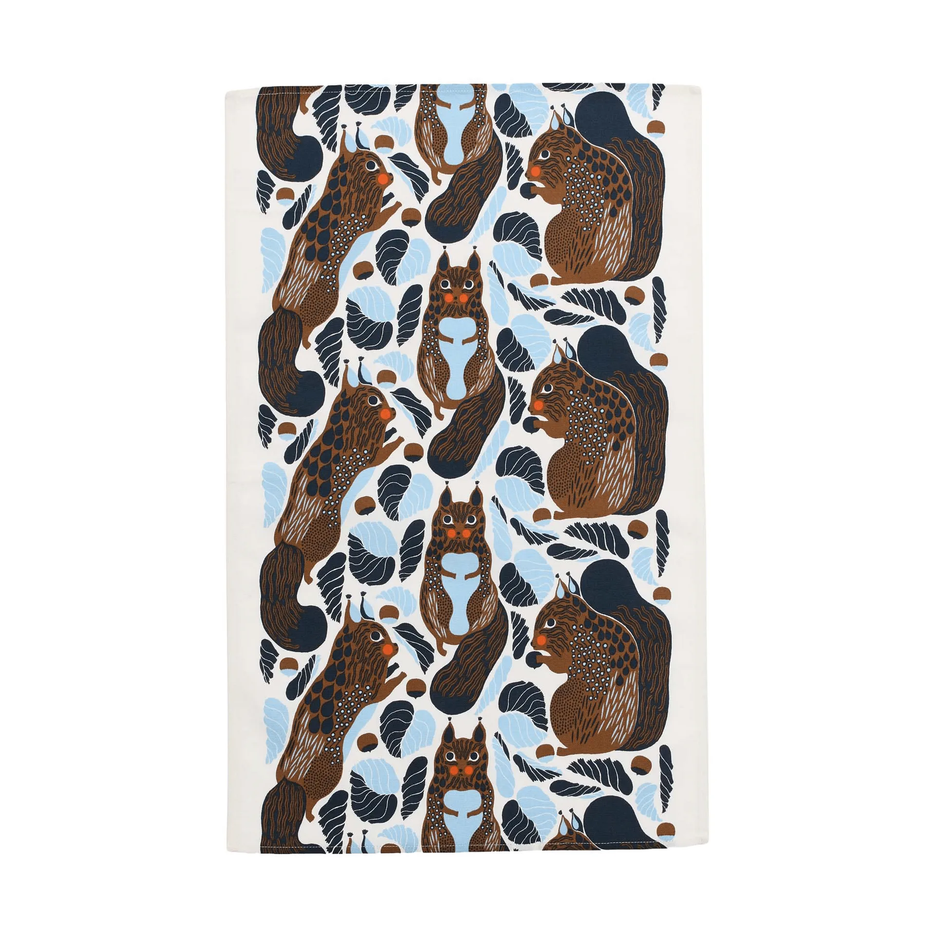Marimekko Kurre viskestykke 43x70 cm White-light blue-toffee