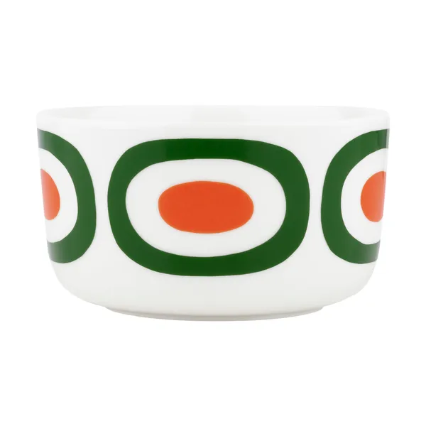 Melooni skål 5 dl, White-green