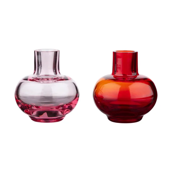 Mini vas 2 delar, Ruby red