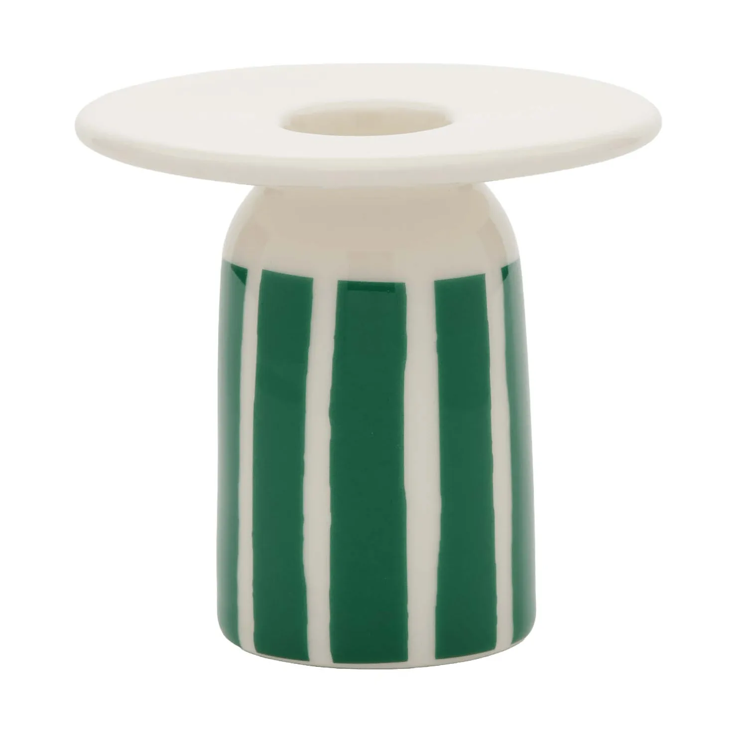 Marimekko Piccolo bougeoir White-green, 8 cm