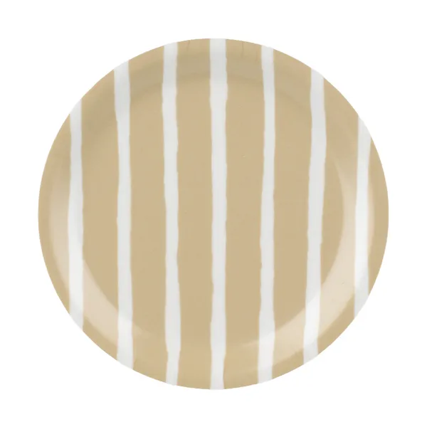 Piccolo glasunderlägg, White, sand Ø11 cm