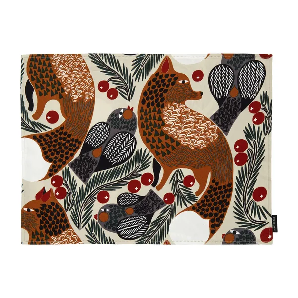 Pieni Ketunmarja bordstablett 31x42 cm, Beige-brun