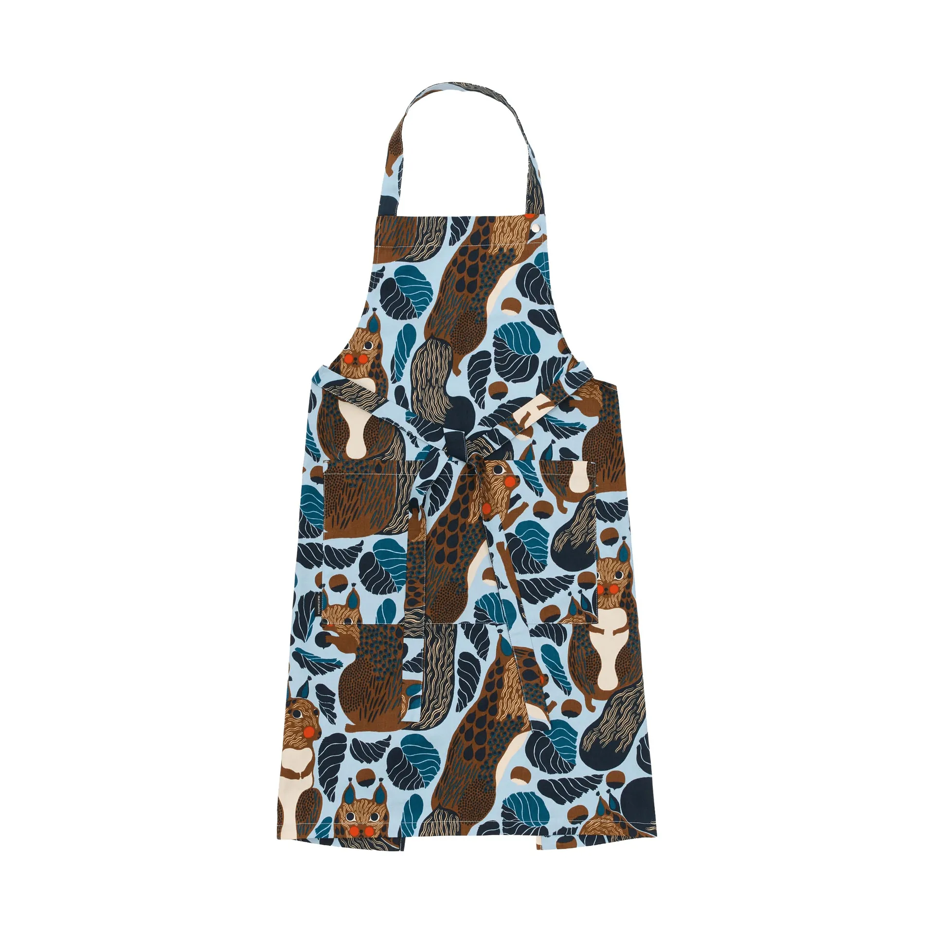Marimekko Pieni Kurre forklæde Sky blue-multifarvet