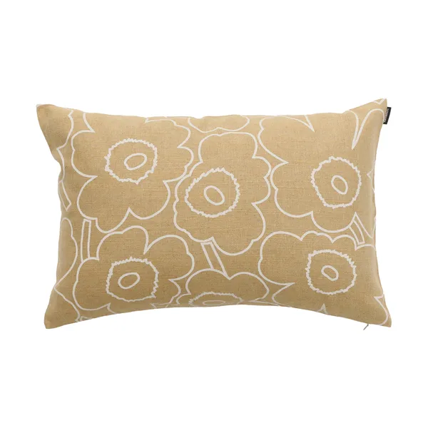 Pieni Piirto Unikko kuddfodral, Straw-off white, 40x60 cm
