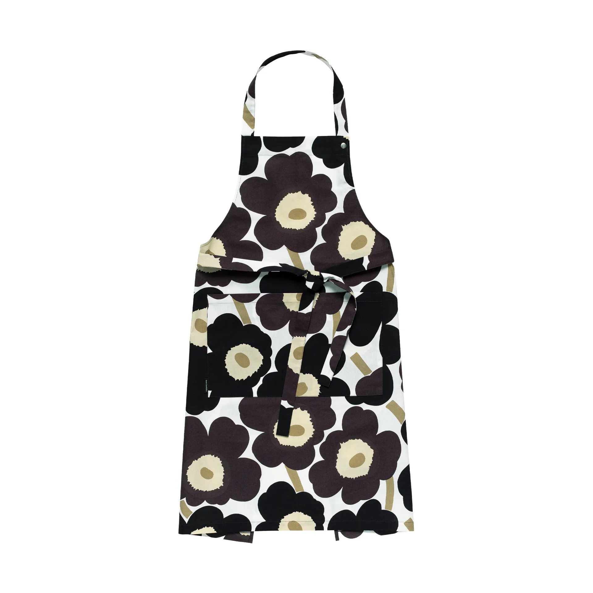 Marimekko Pieni Unikko forklæde White-dark grey-beige