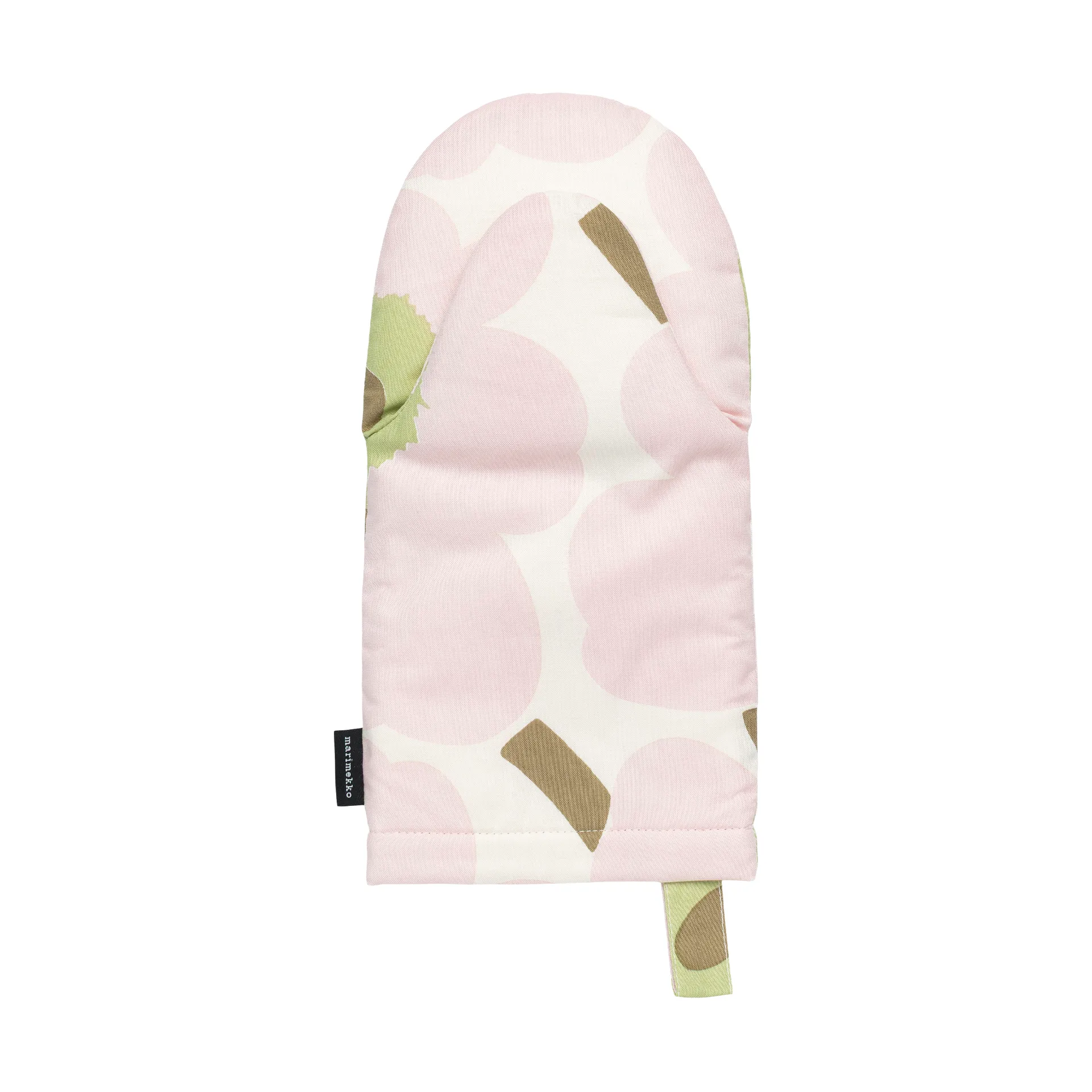 Marimekko Pieni Unikko grydehandske Off white-pink-pear-sand billede