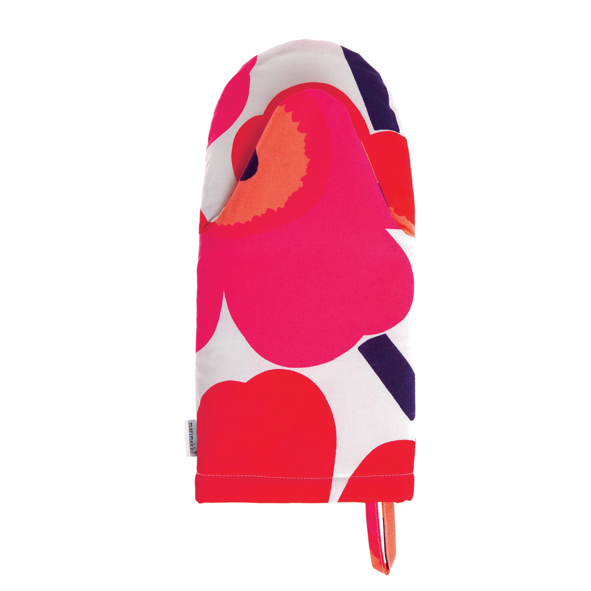 Marimekko Pieni Unikko grydehandske Rød-hvid
