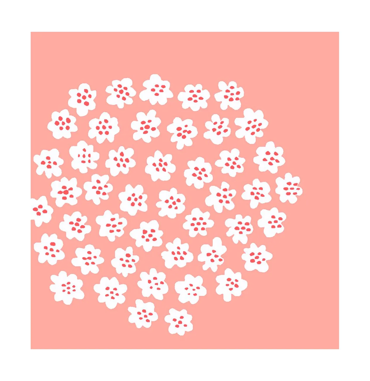 Marimekko Puketti serviet 33x33 cm 20-pak Rose billede