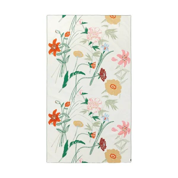 Puutarhakutsut bordsduk 145x250 cm, White-green-orange