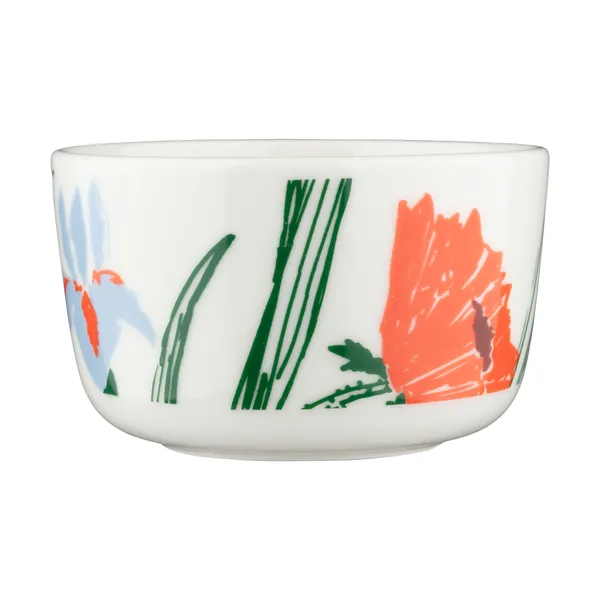 Puutarhakutsut skål 2,5 dl, White-green