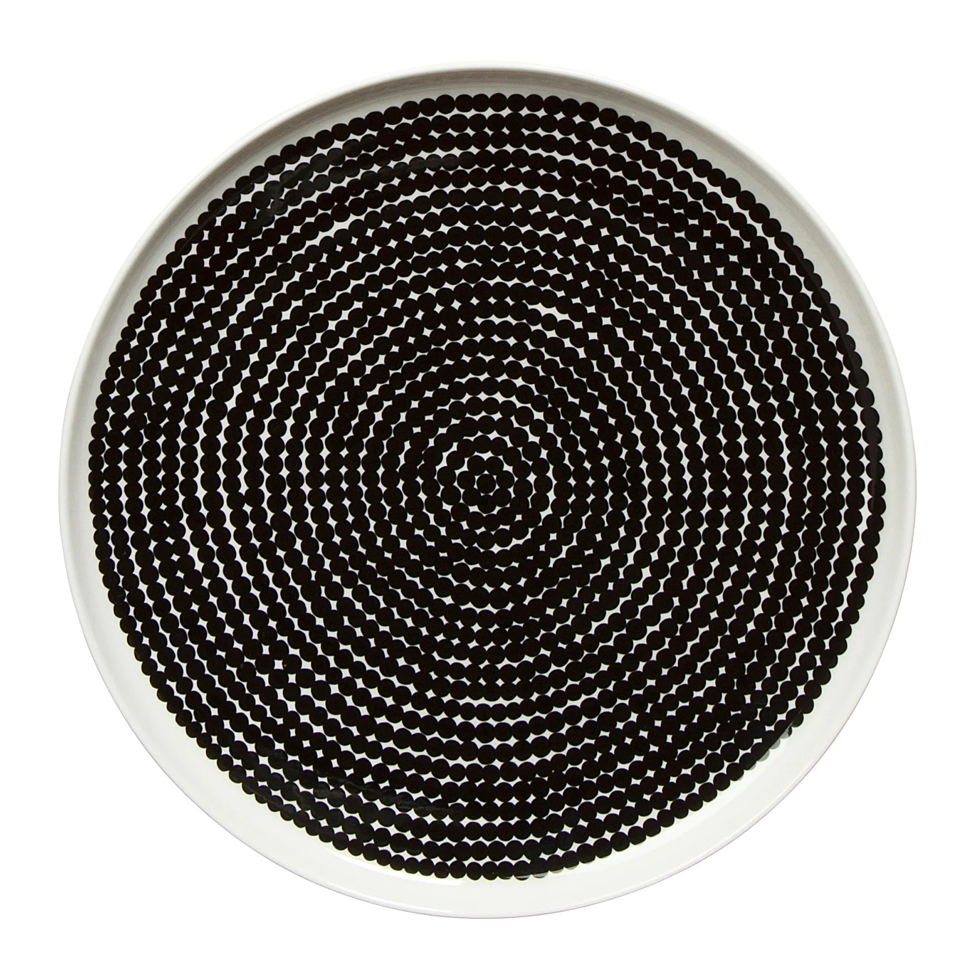 Marimekko Räsymatto bord zwart-wit (kleine stippen)