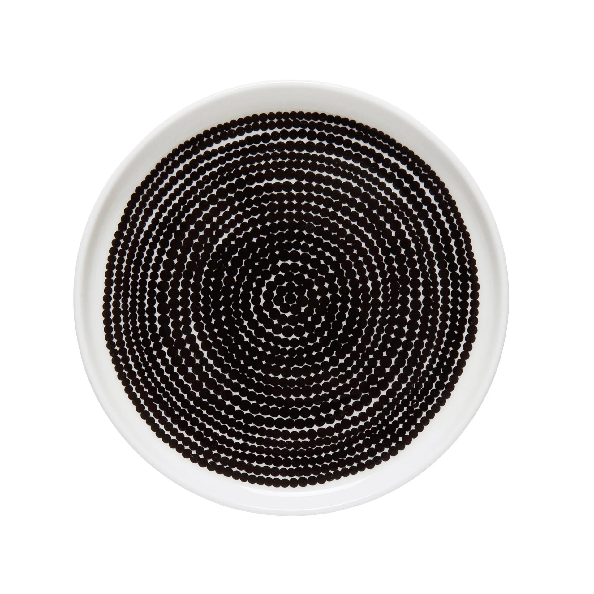 Marimekko Räsymatto tallerken Ø13,5 cm sort og hvid