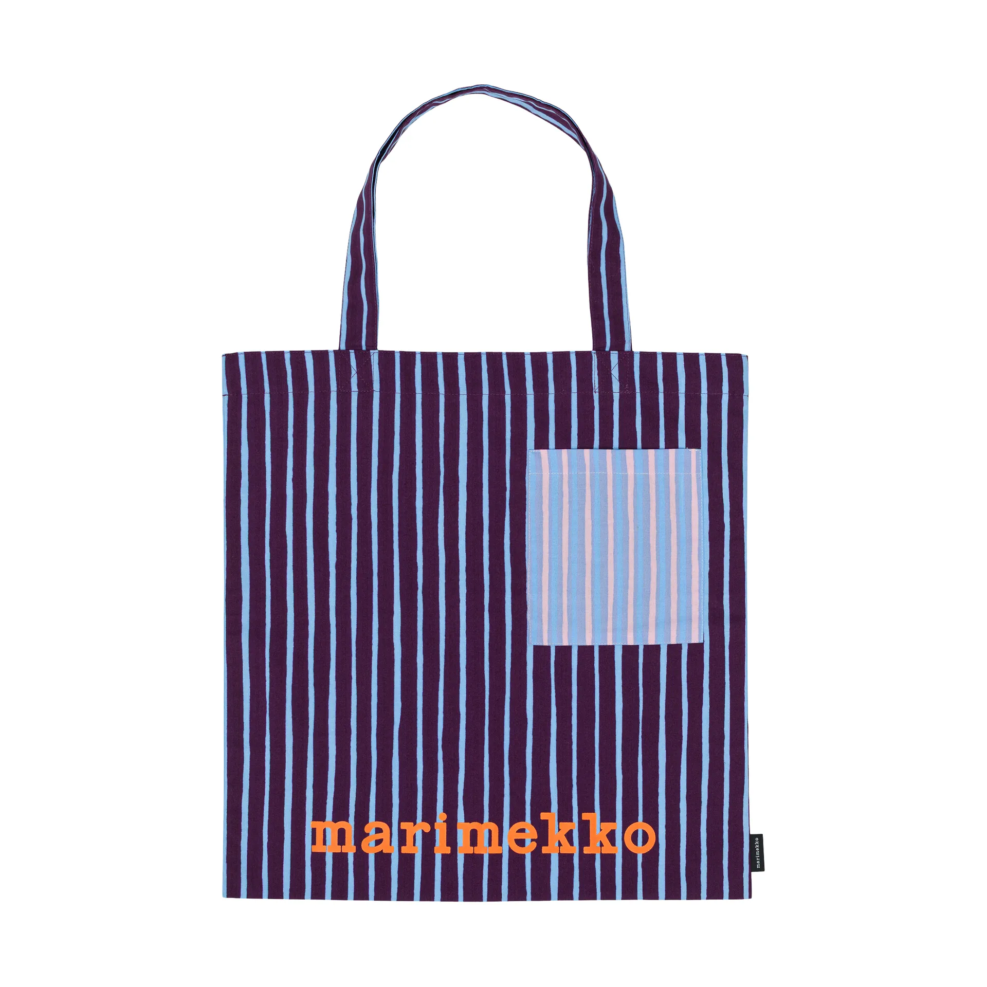 Marimekko Sac en tissu Piccolo Lila, avec poche,