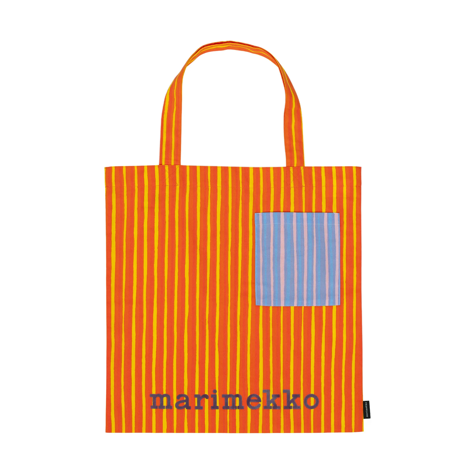 Marimekko Sac en tissu Piccolo Orange, avec poche,