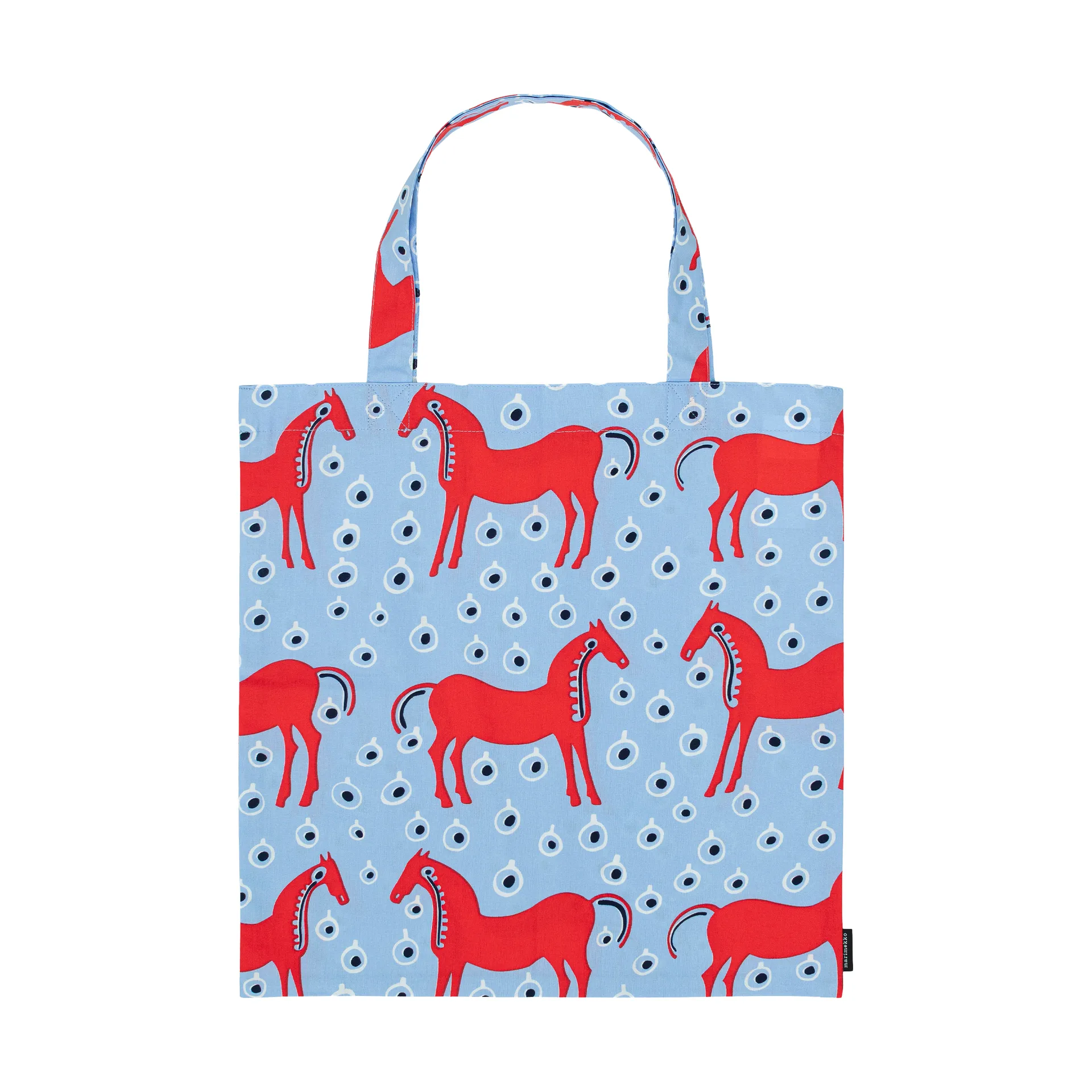 Marimekko Sac Musta Tamma cm Light blue-red-black