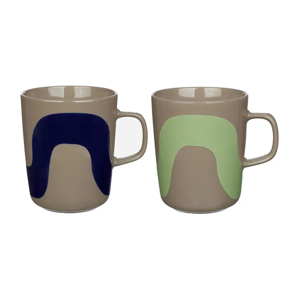 Seireeni mugg 25 cl 2-pack, Terra-mörkblå