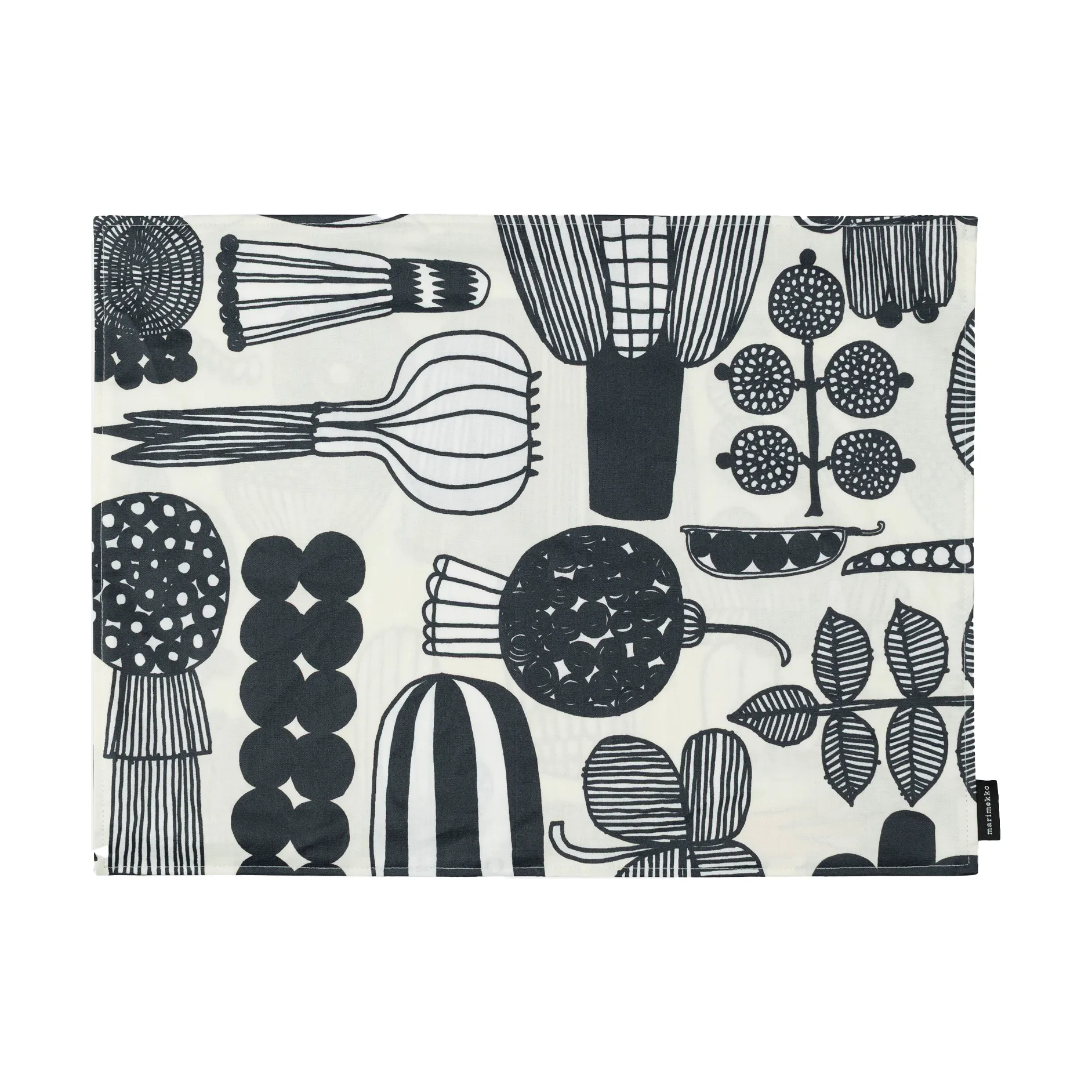 Marimekko Set de table Puutarhurin parhaat cm White-black-orange