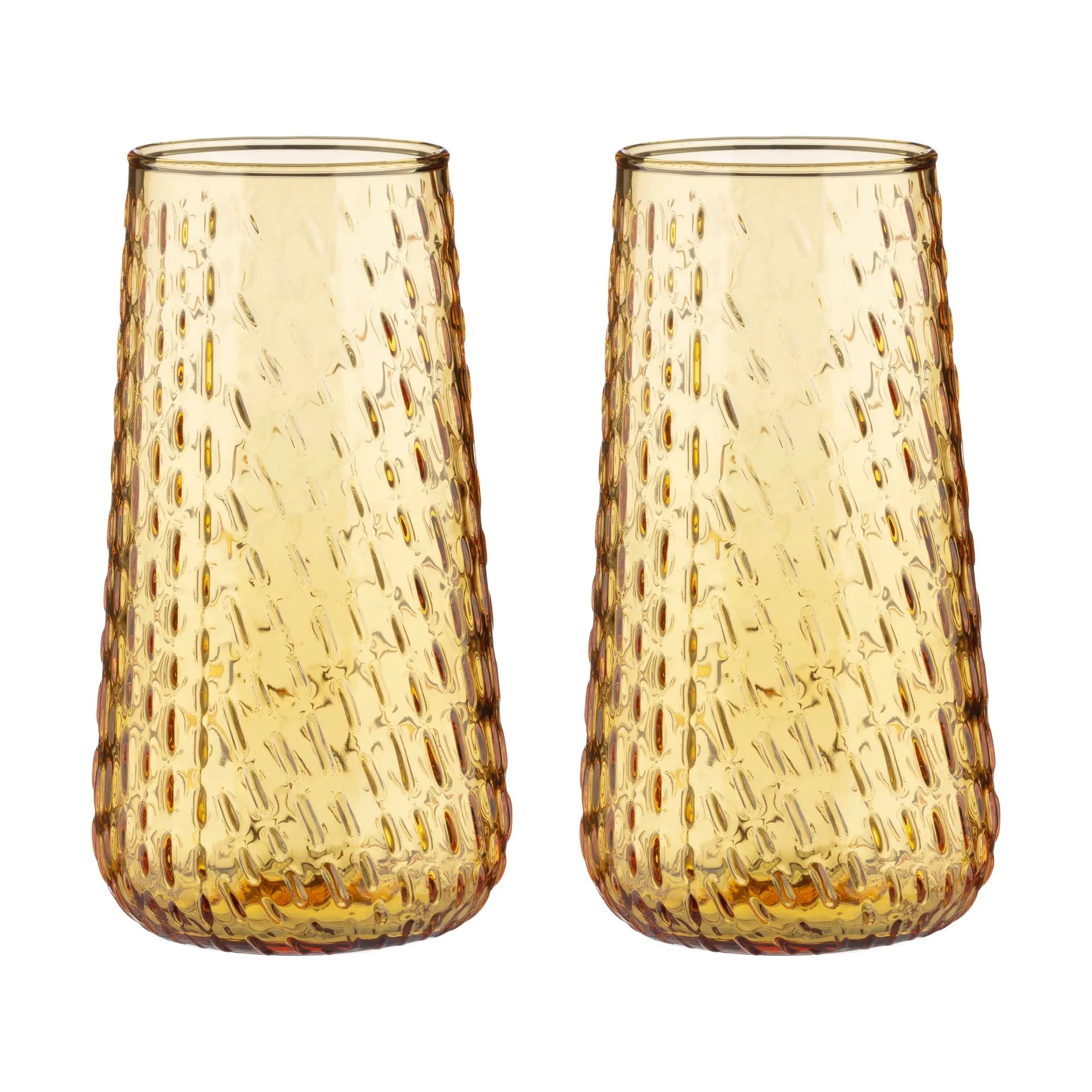 Marimekko Syksy long tumbler glas 2-pak Honey