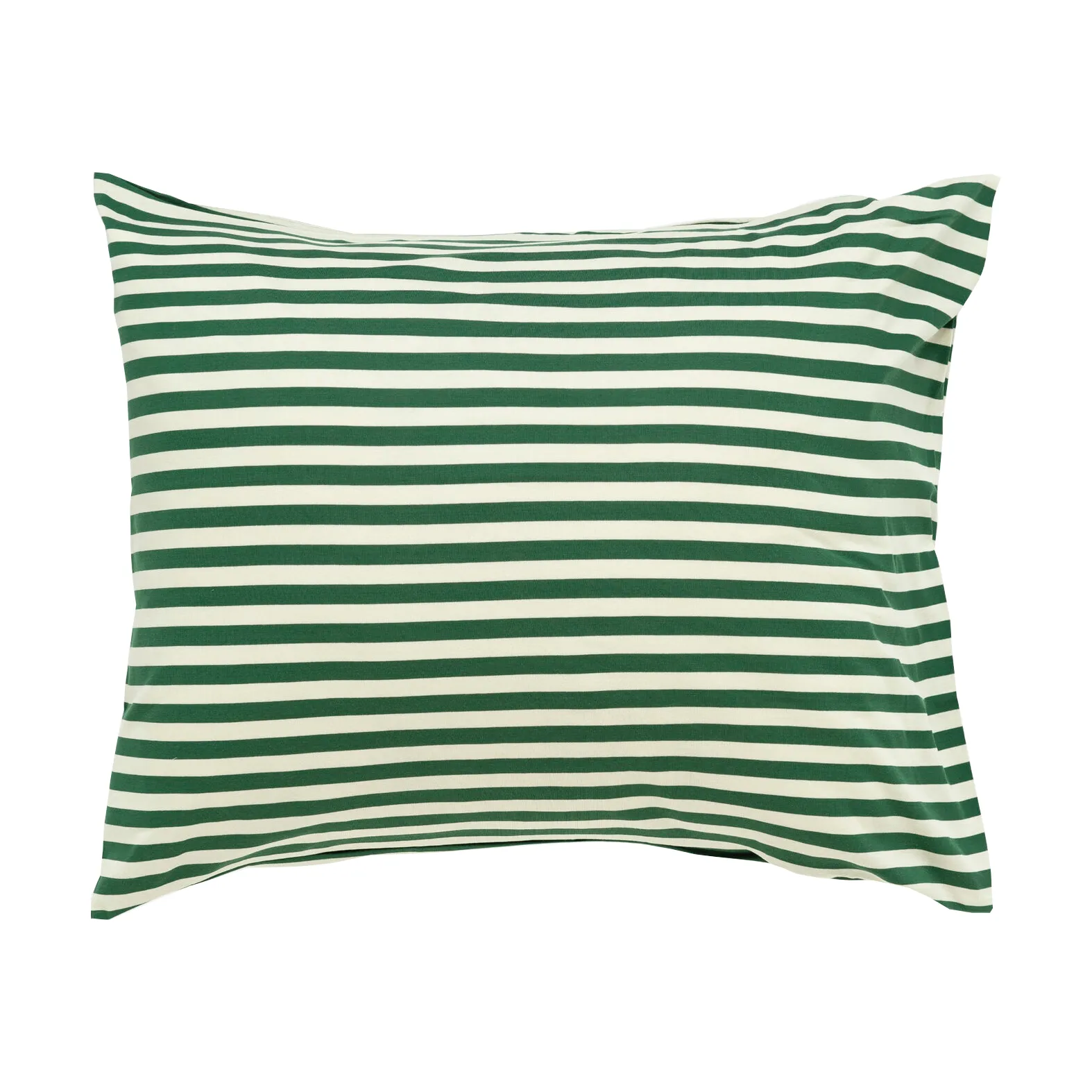 Marimekko Taie d'oreiller Tasaraita cm Off white-dark green