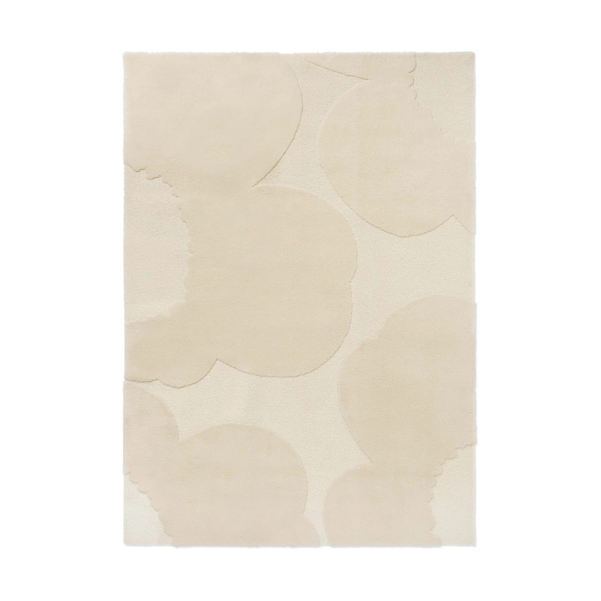 Marimekko Tapis en laine Iso Unikko Natural White, cm