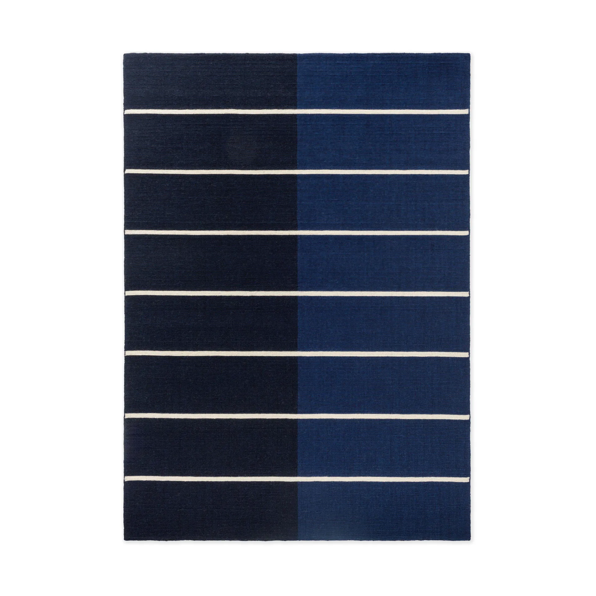 Marimekko Tapis en laine Tiibet Deep Blue, cm
