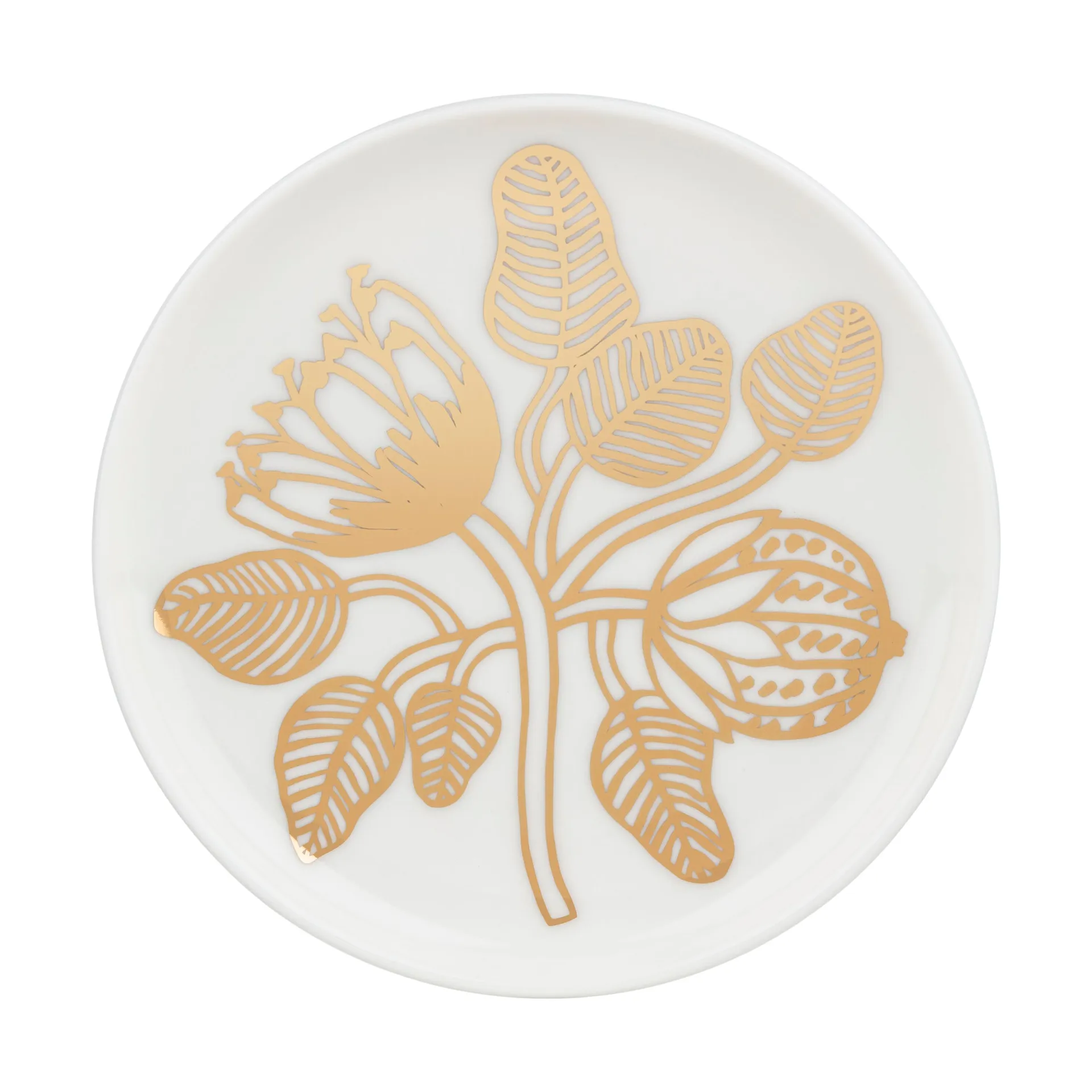 Marimekko Tiara assiet Ø13,5 cm Hvid-guld