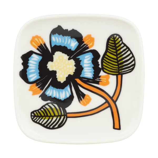 Tiara fat 10x10 cm, White-warm orange