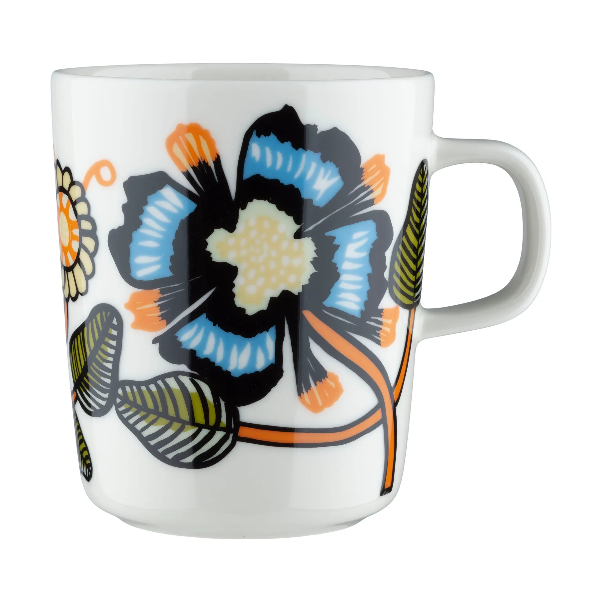 Marimekko Tiara krus 2,5 dl White-warm orange-green