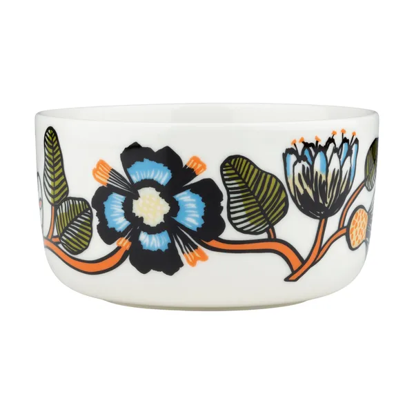 Tiara skål 5 dl, White-warm orange
