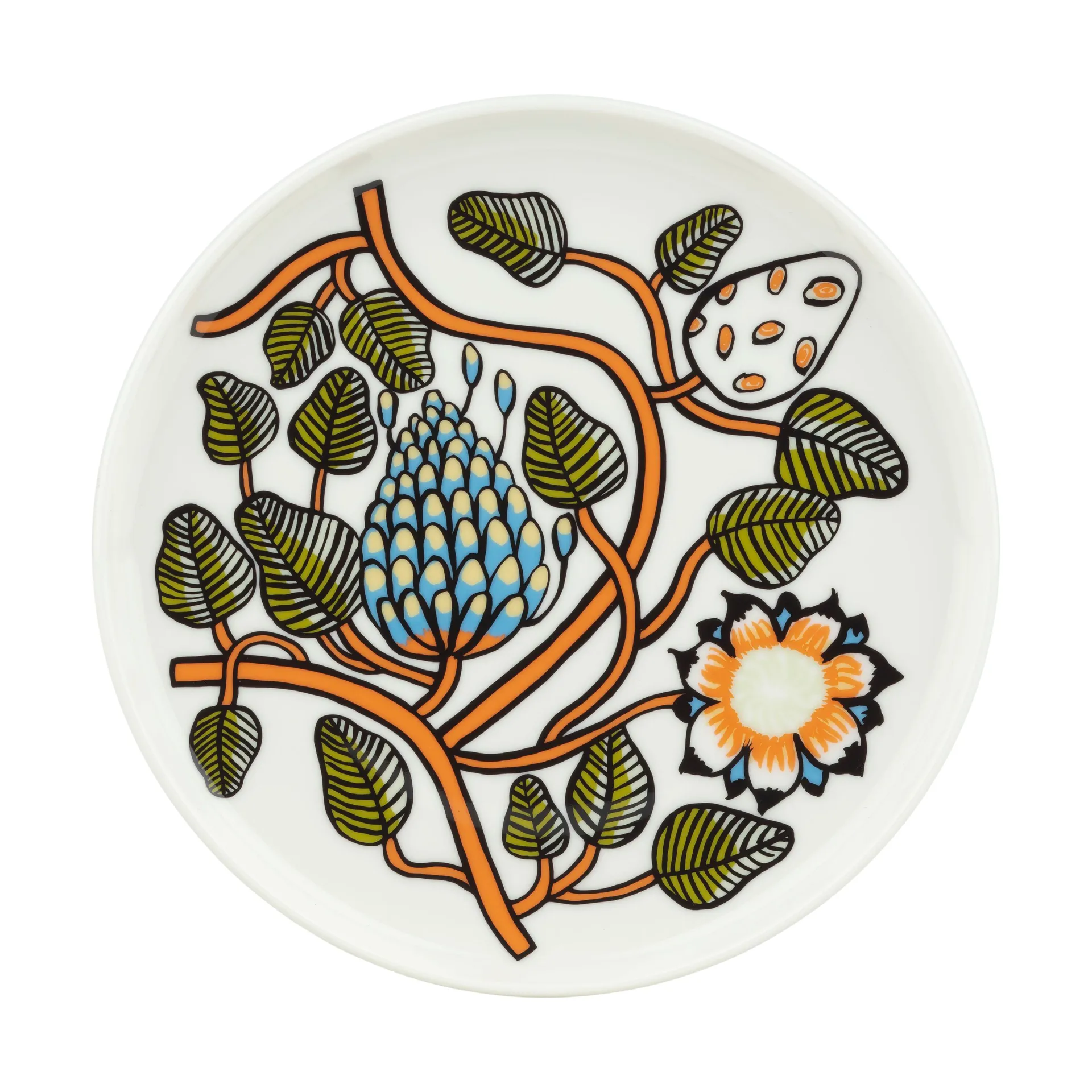 Marimekko Tiara tallerken &Oslash;20 cm Hvit