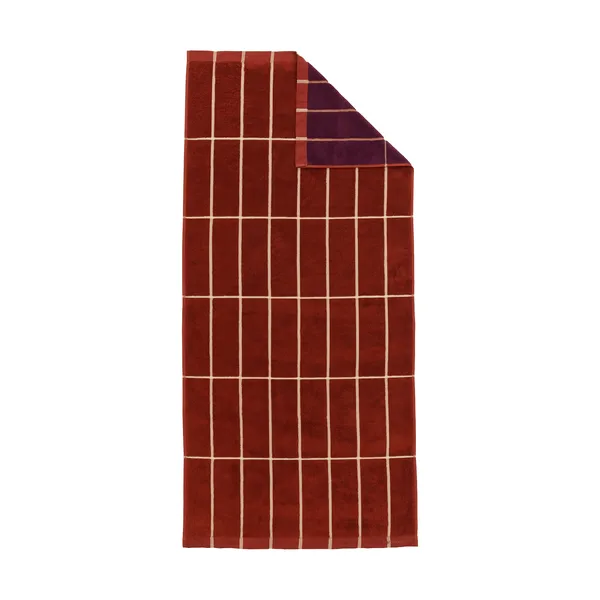 Tiiliskivi handduk 70x150 cm, Brick-plum-hay
