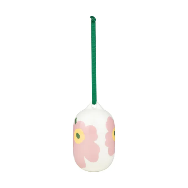 Unikko dekorationshänge, Rosa, 6x9 cm