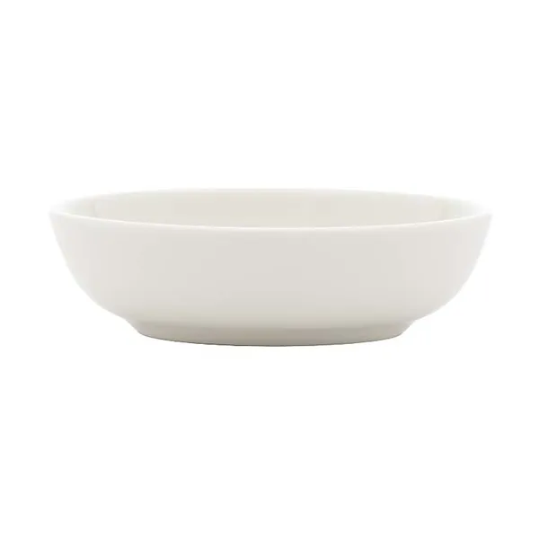 Unikko djup tallrik, Beige-white-light sand