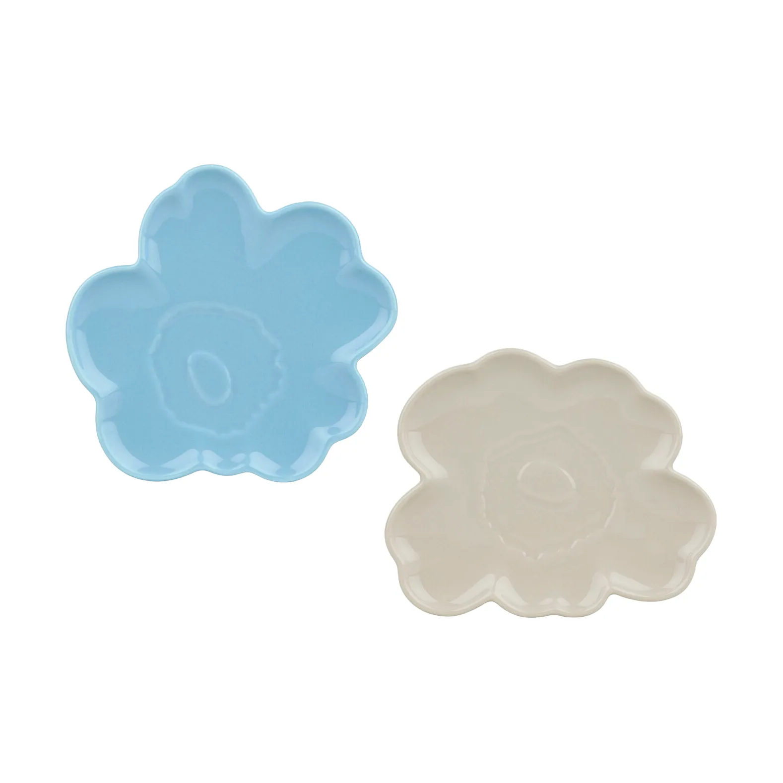 Marimekko Unikko fat 2 pk Forget-me-not, stoneware