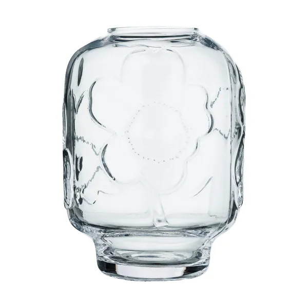 Unikko glasvas, Clear, 18 cm