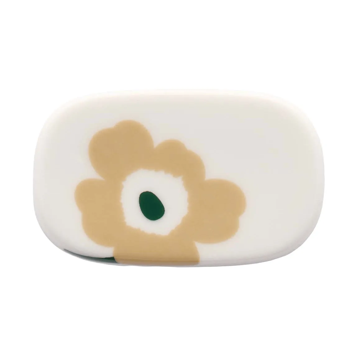 Marimekko Unikko holder til spisepinde White-lys sand-beige-mørkegrøn